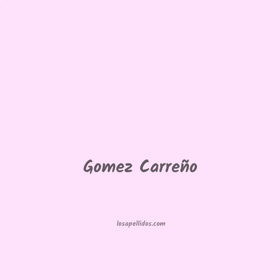 Gomez carreño en chino
