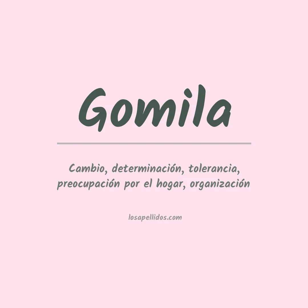 Significado del Apellido Gomila