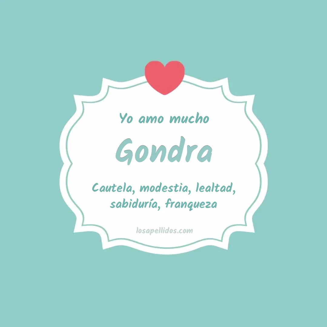 Yo amo mucho Gondra