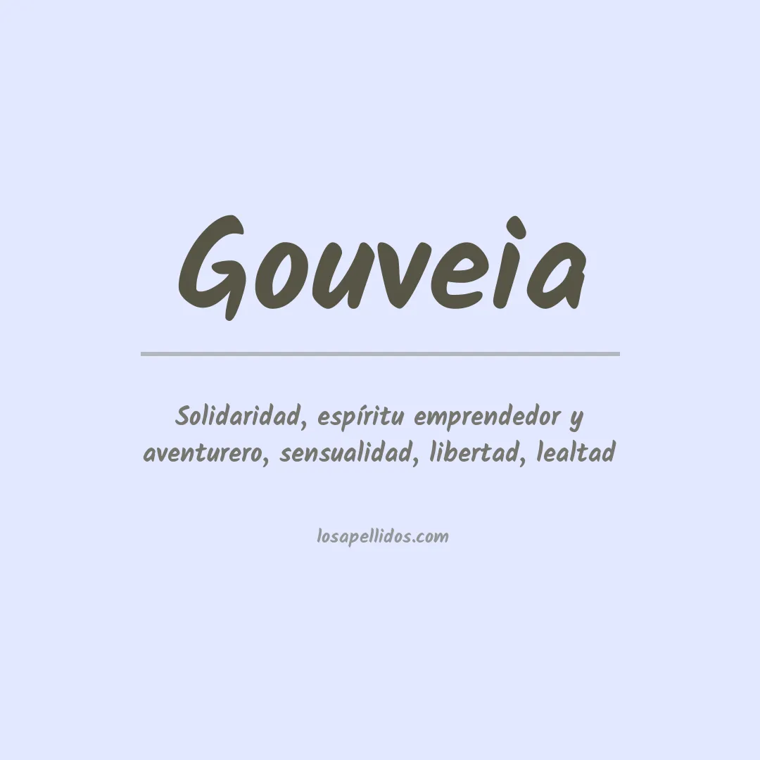 Significado del Apellido Gouveia