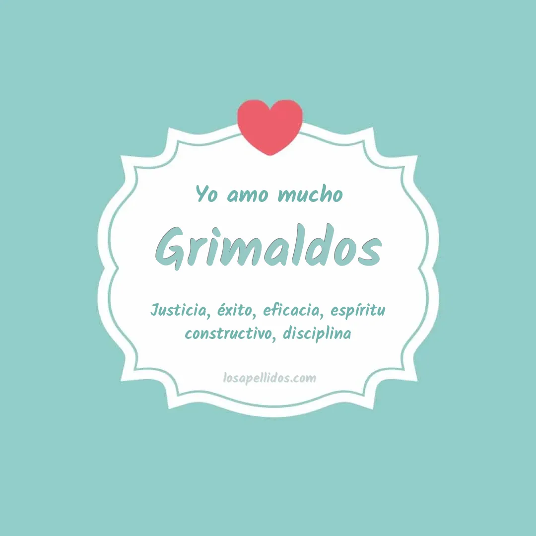 Yo amo mucho Grimaldos