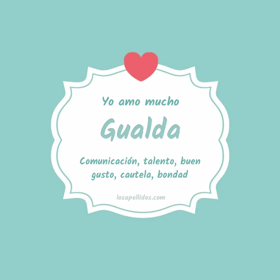 Yo amo mucho Gualda