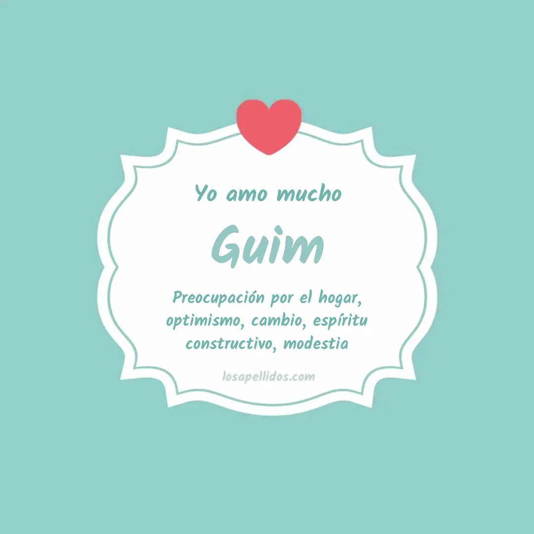 Yo amo mucho Guim