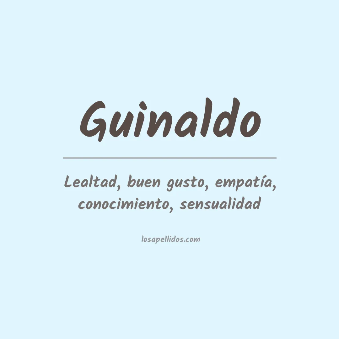 Significado del Apellido Guinaldo