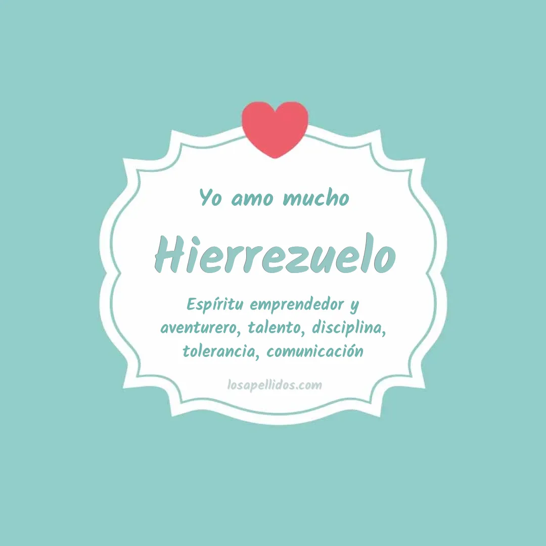 Yo amo mucho Hierrezuelo