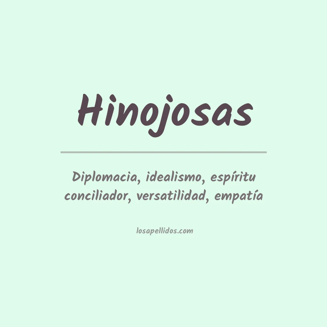 Significado del Apellido Hinojosas
