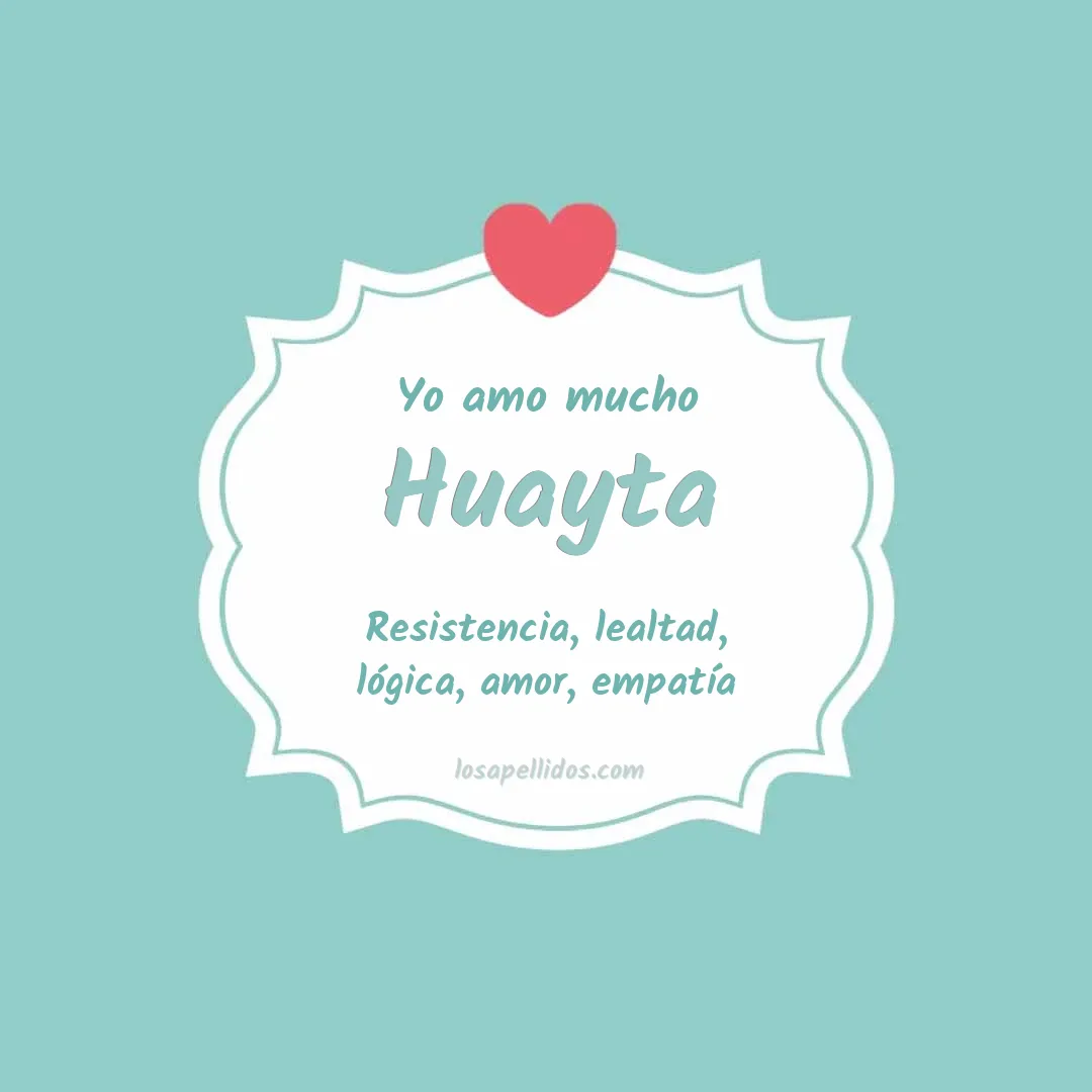 Yo amo mucho Huayta