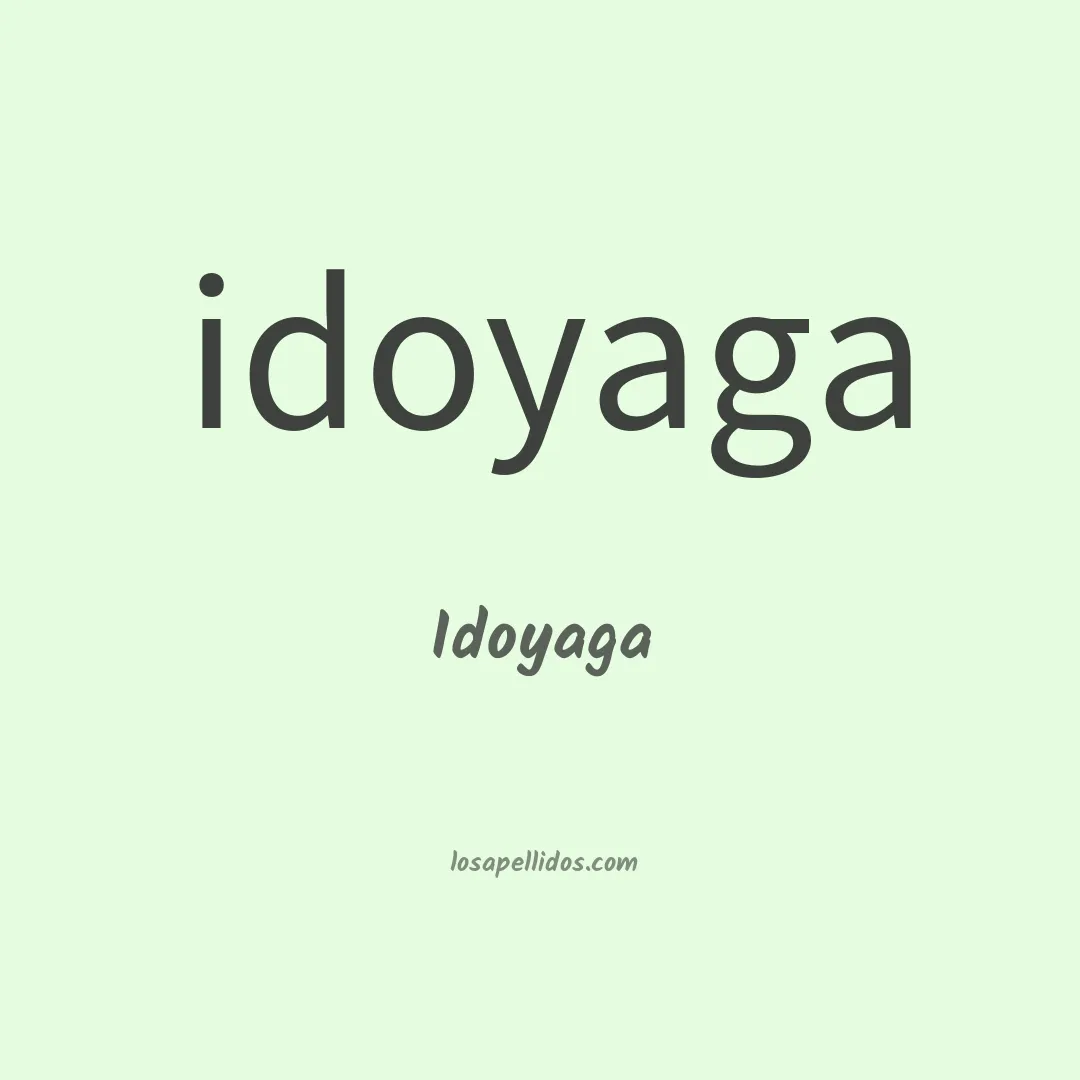 Idoyaga en chino