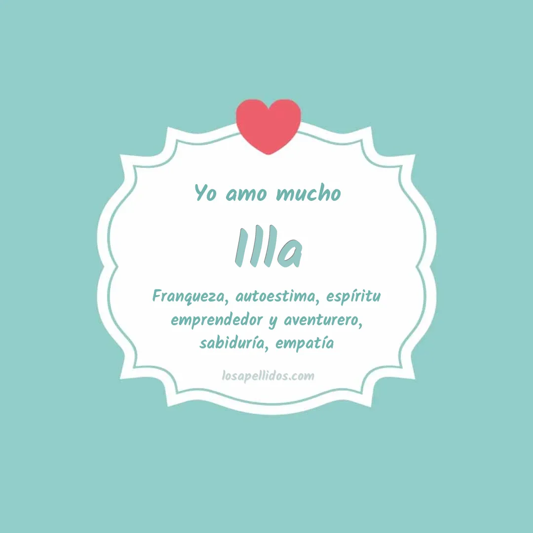 Yo amo mucho Illa