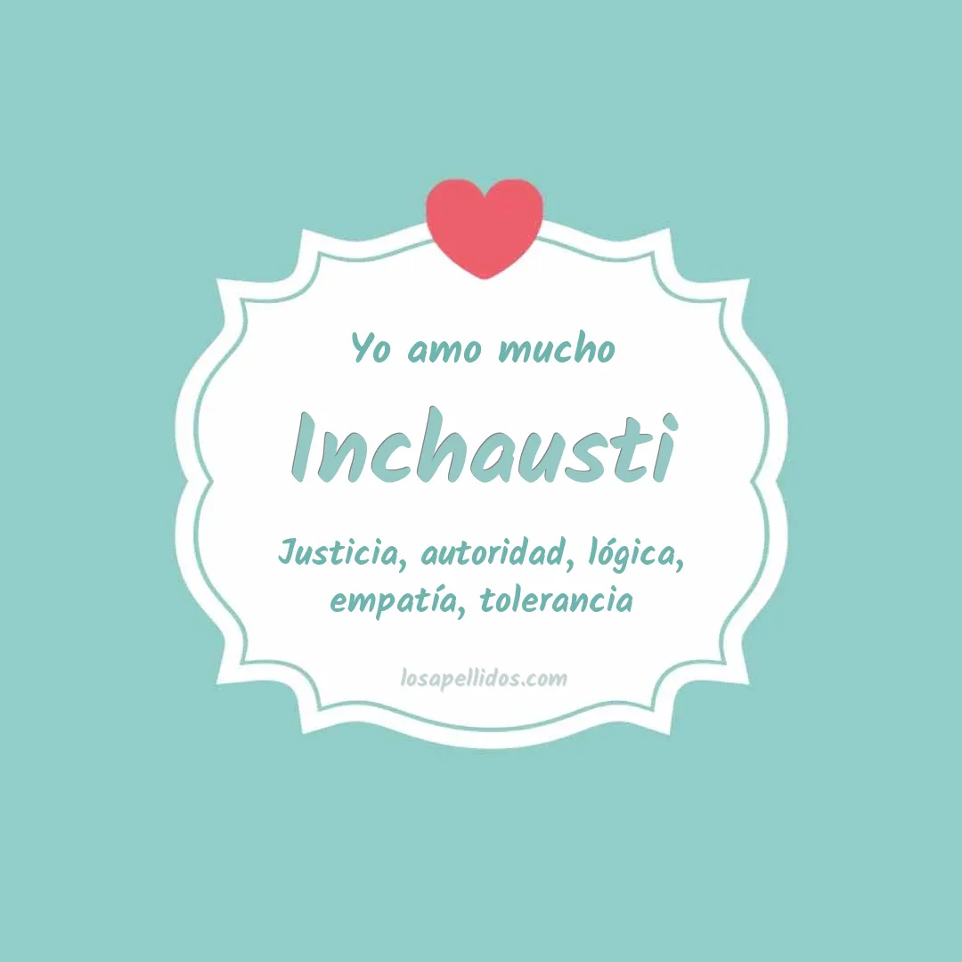 Yo amo mucho Inchausti
