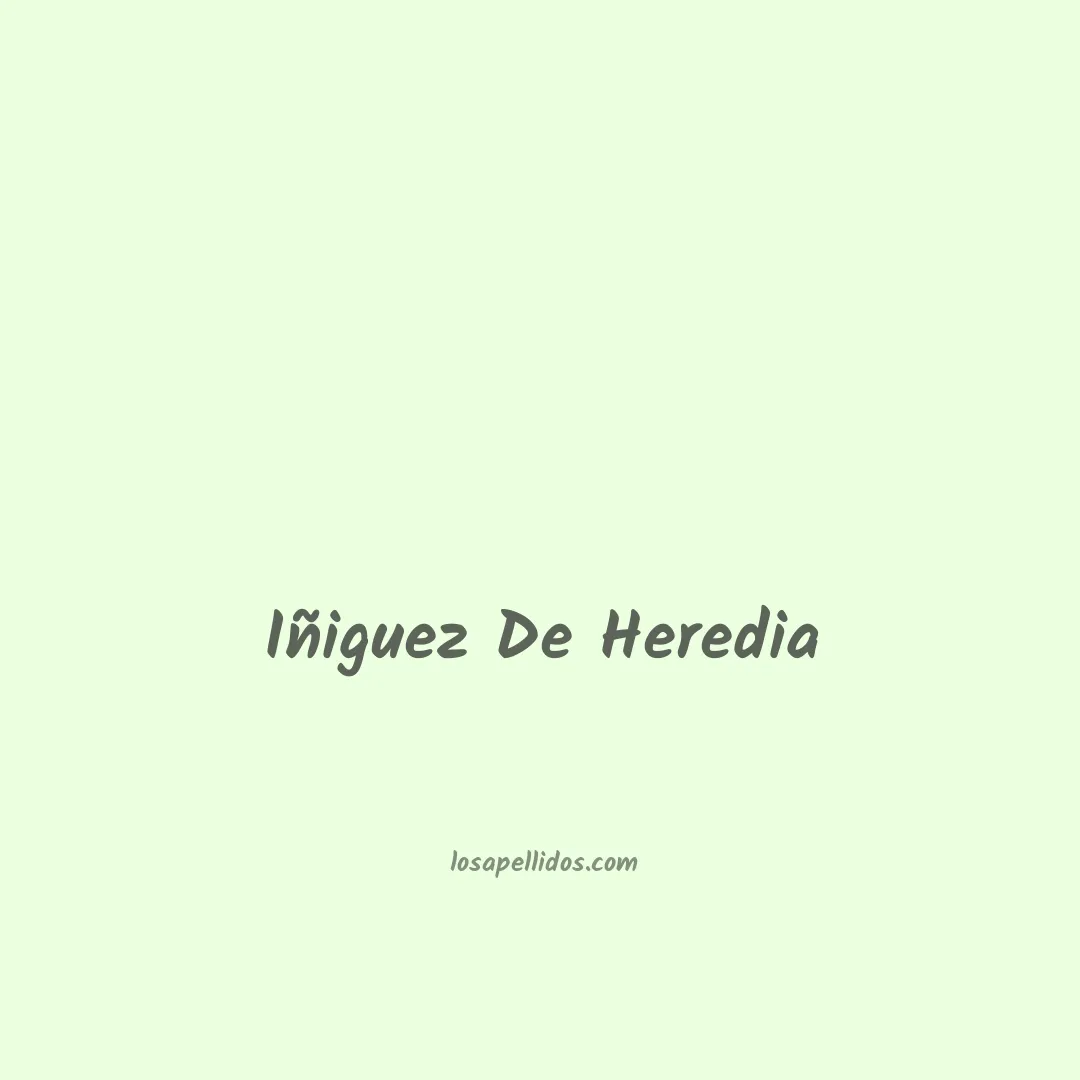 Iñiguez de heredia en chino