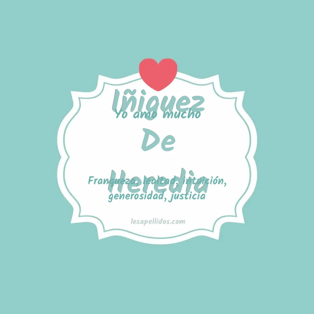 Yo amo mucho Iñiguez de heredia