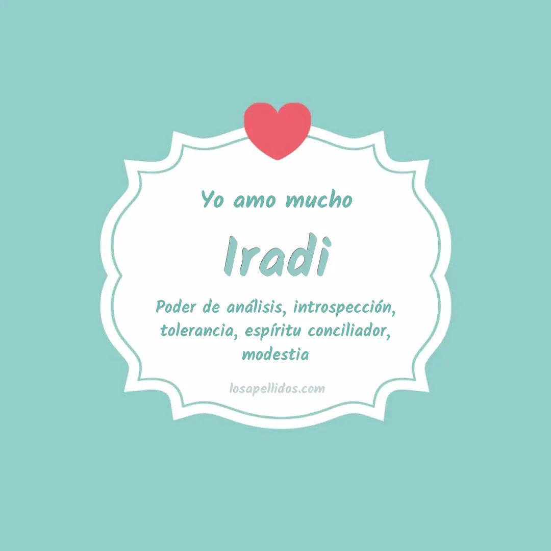Yo amo mucho Iradi