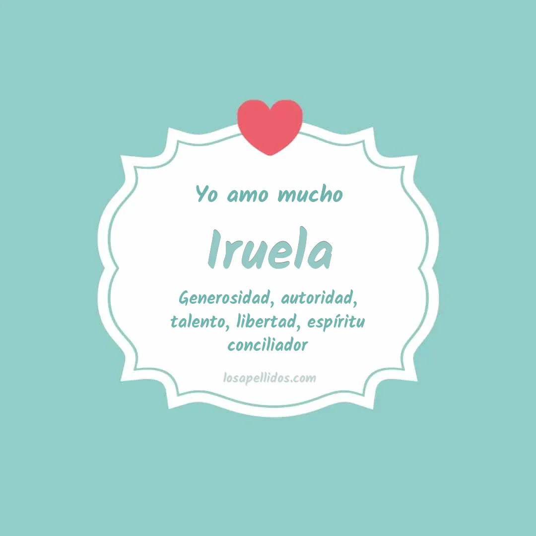 Yo amo mucho Iruela