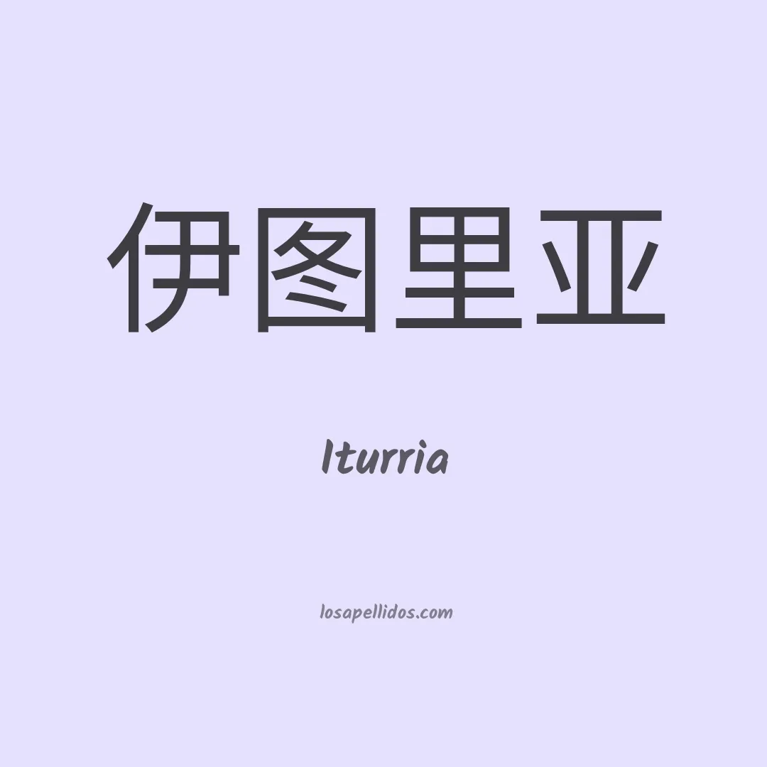 Iturria en chino