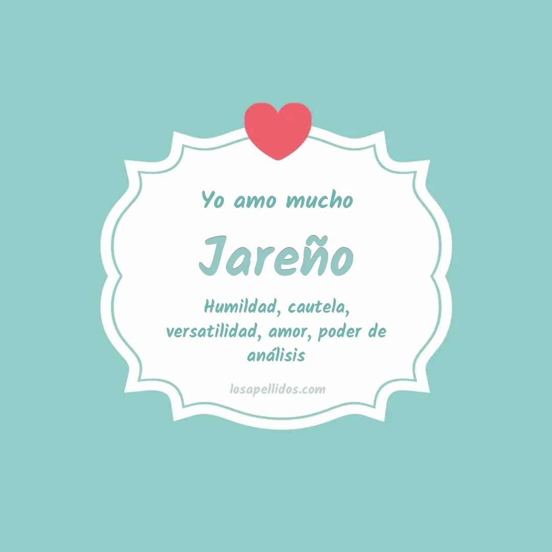 Yo amo mucho Jareño