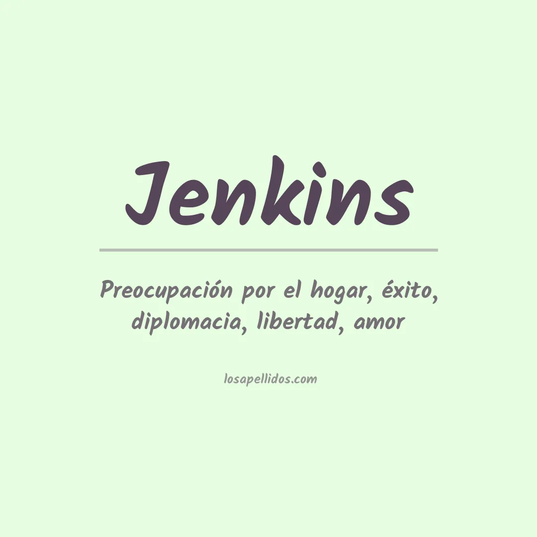 Significado del Apellido Jenkins