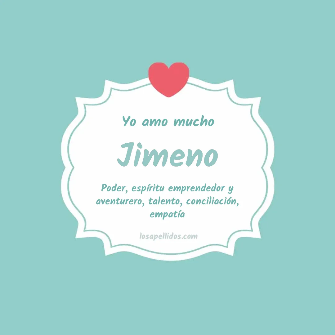 Yo amo mucho Jimeno