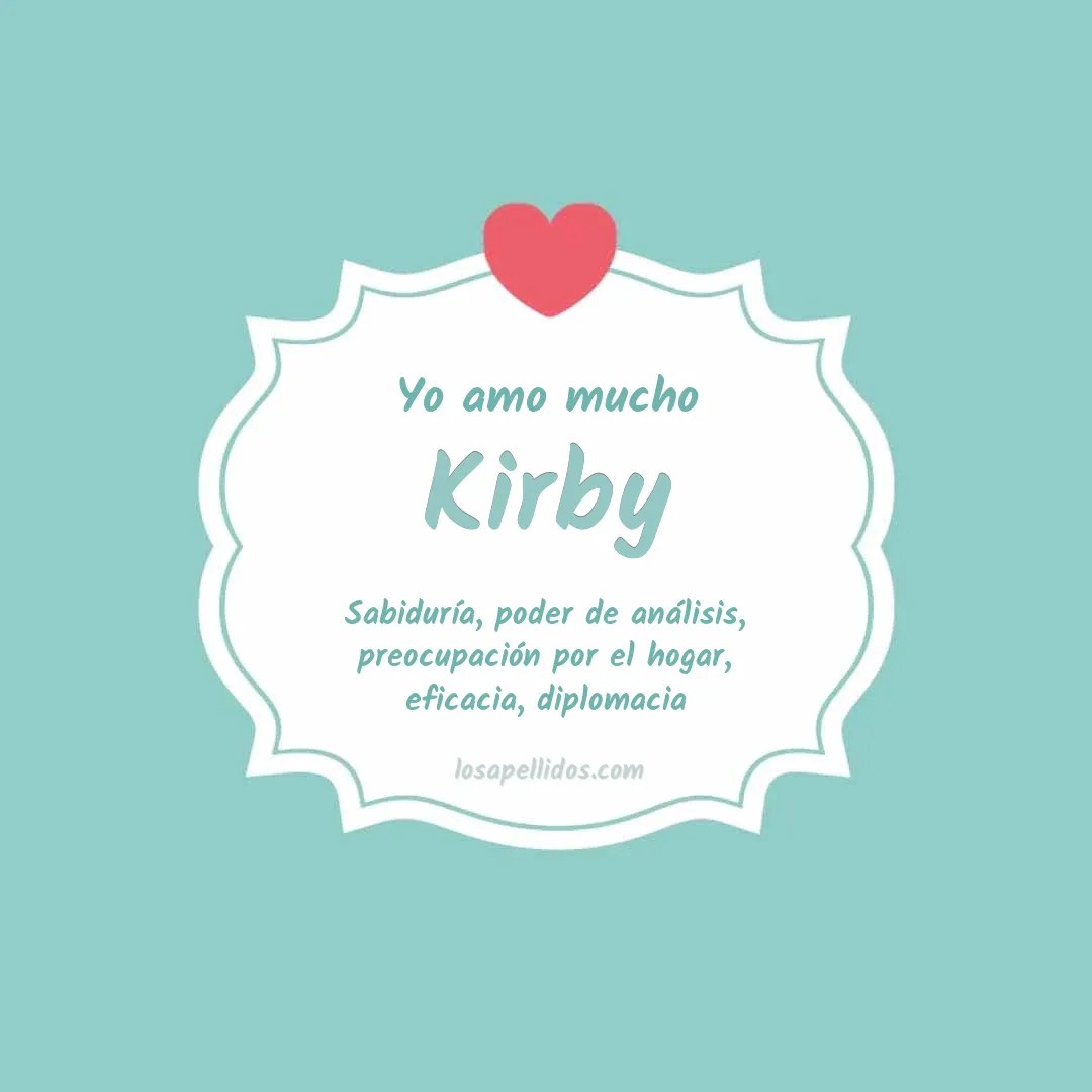 Yo amo mucho Kirby
