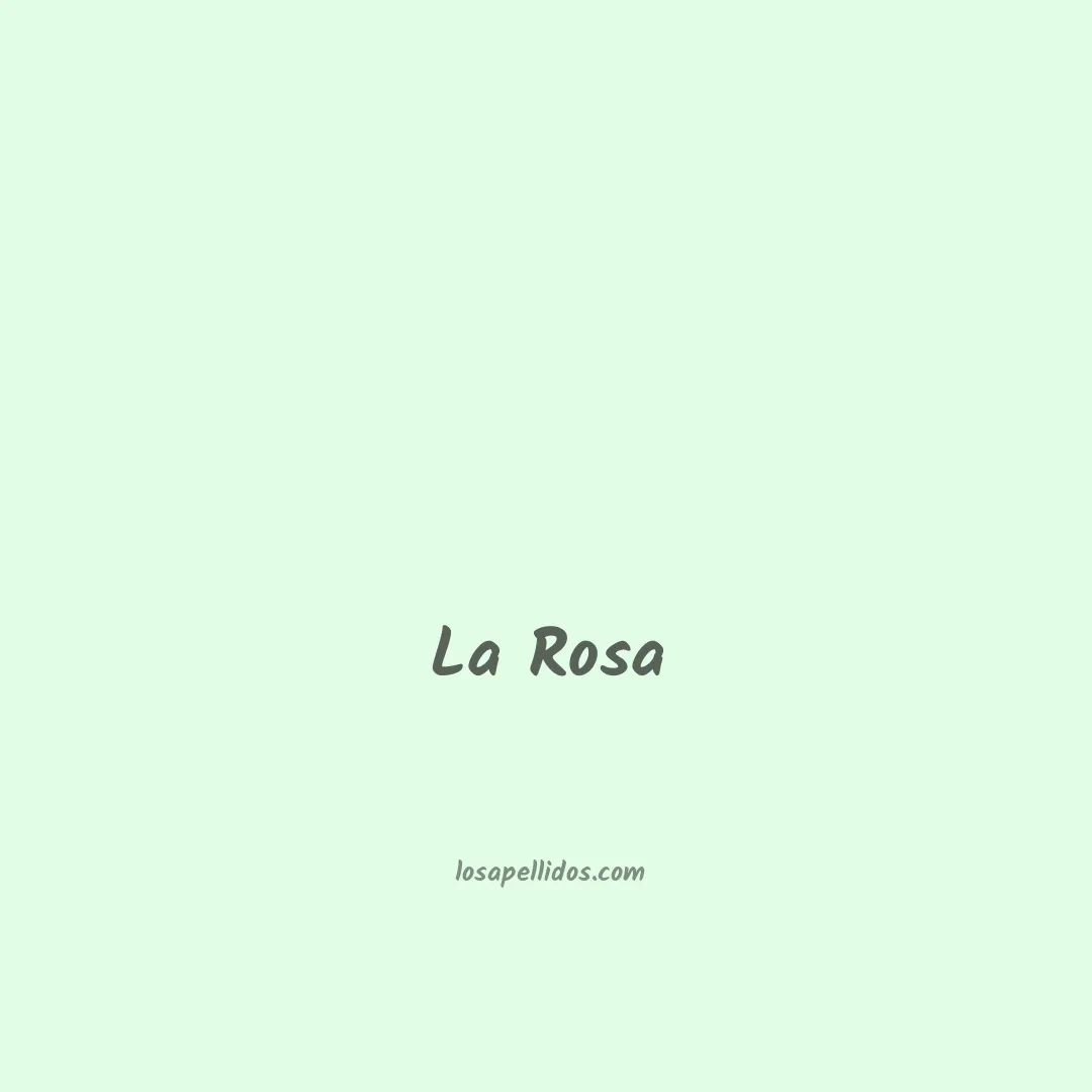 La rosa en chino