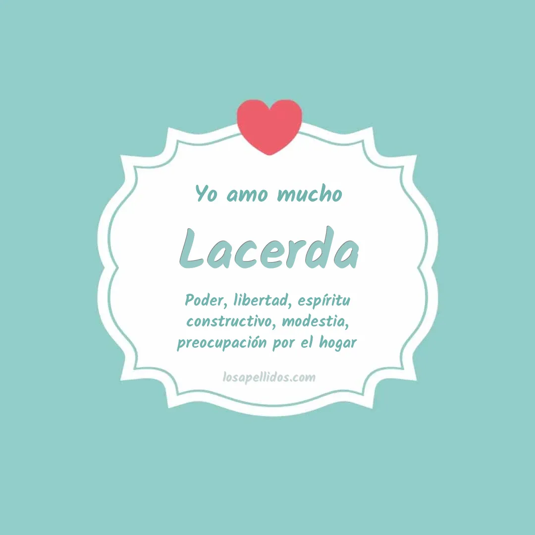Yo amo mucho Lacerda