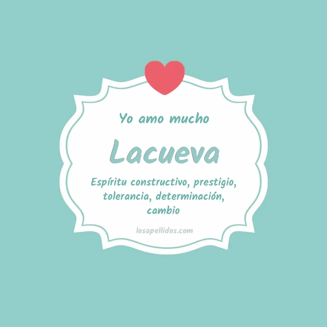 Yo amo mucho Lacueva