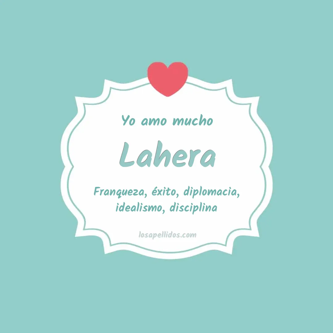 Yo amo mucho Lahera