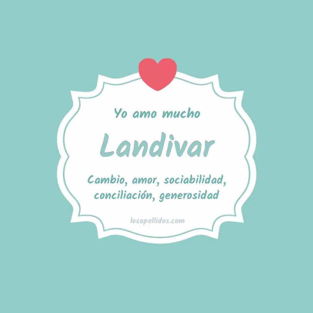 Yo amo mucho Landivar