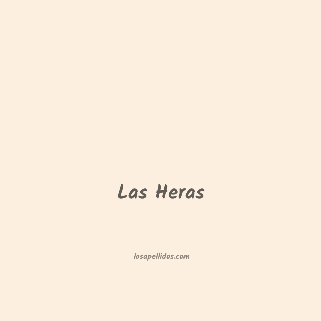 Las heras en chino
