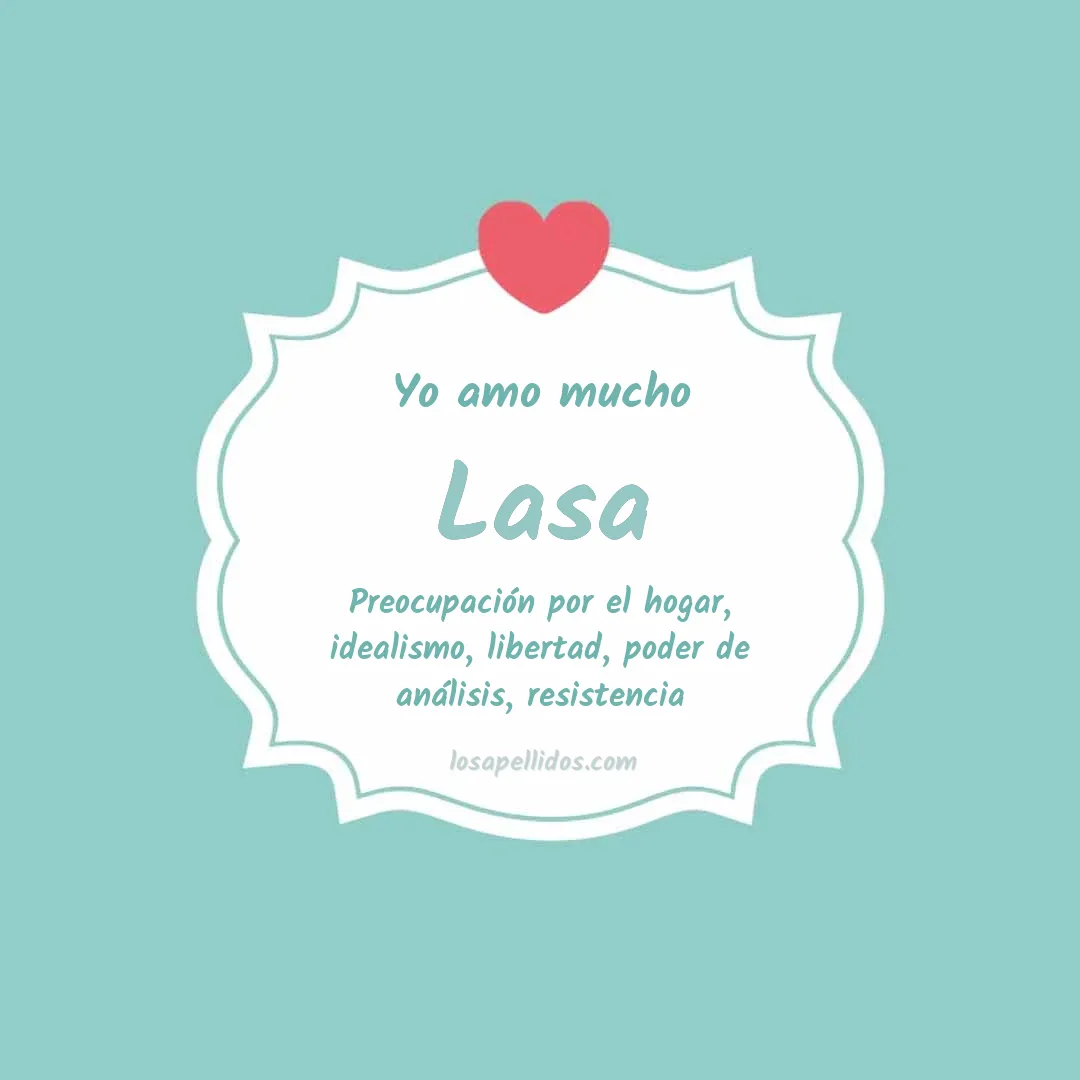 Yo amo mucho Lasa