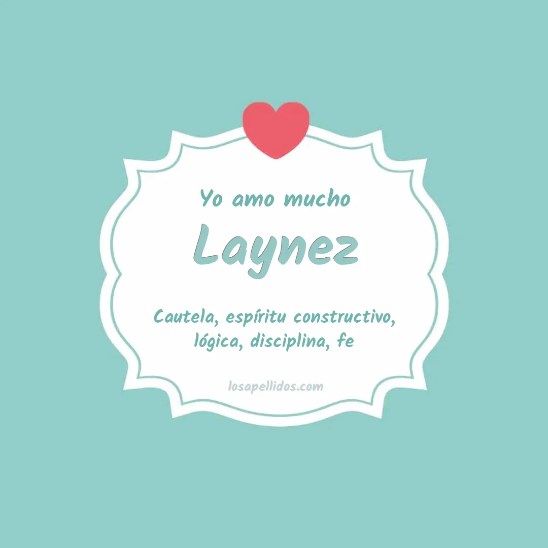 Yo amo mucho Laynez