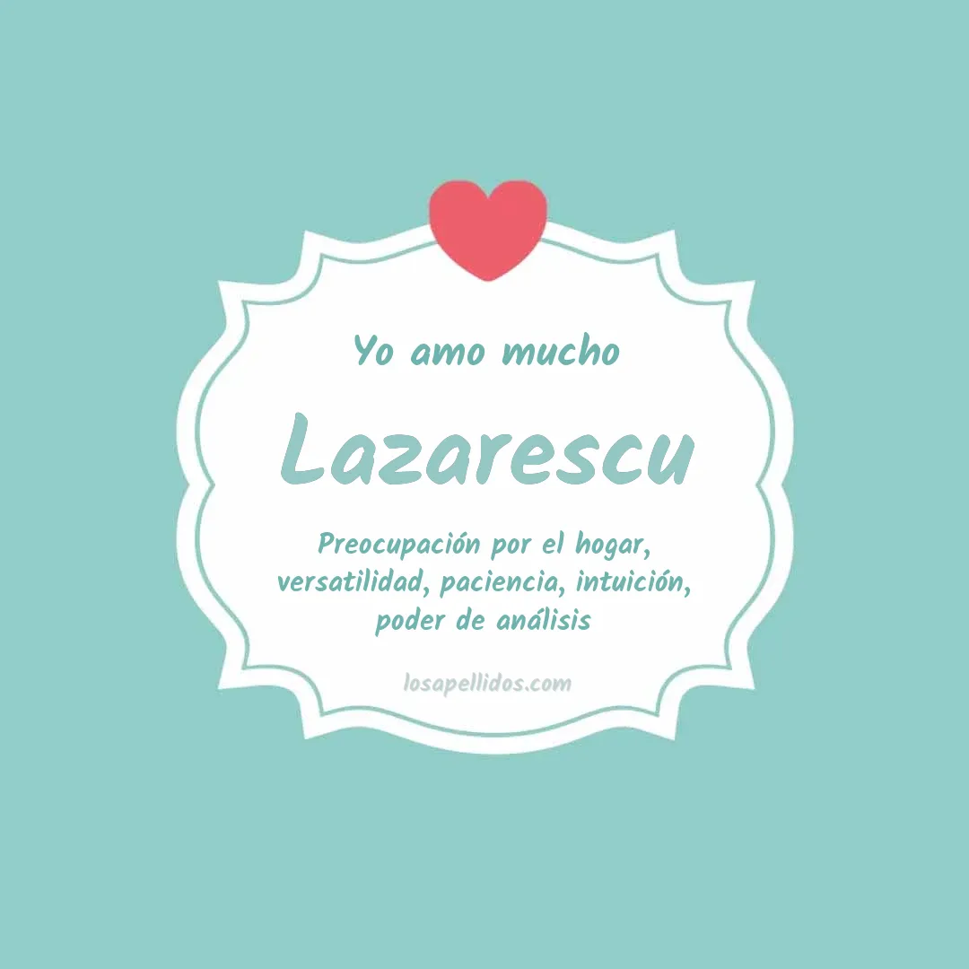 Yo amo mucho Lazarescu