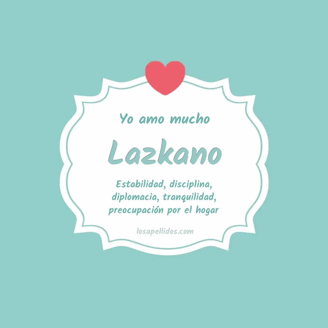 Yo amo mucho Lazkano