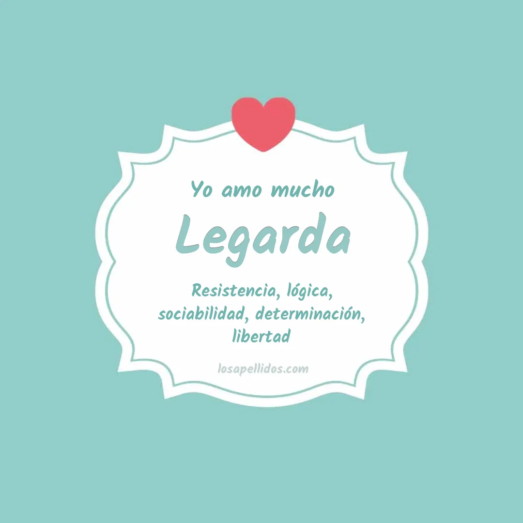 Yo amo mucho Legarda