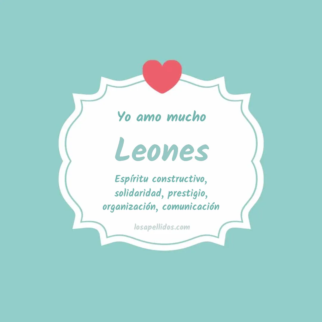 Yo amo mucho Leones