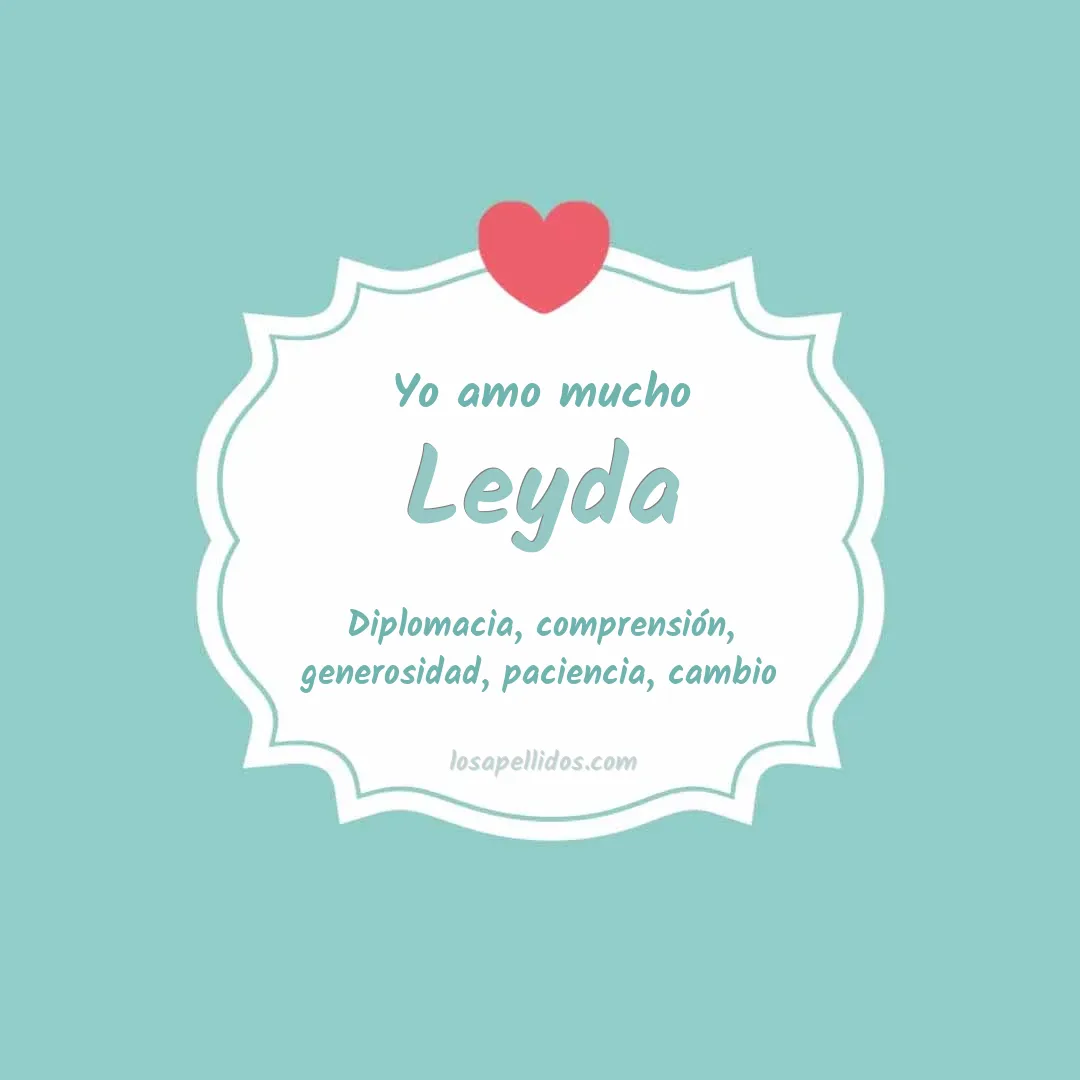 Yo amo mucho Leyda