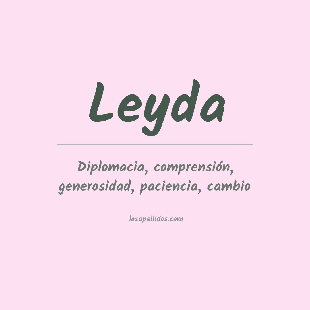 Significado del Apellido Leyda