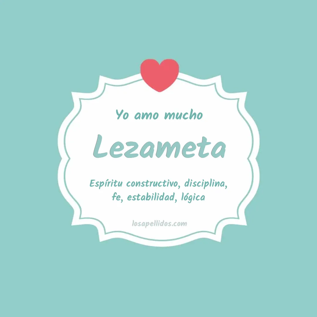 Yo amo mucho Lezameta