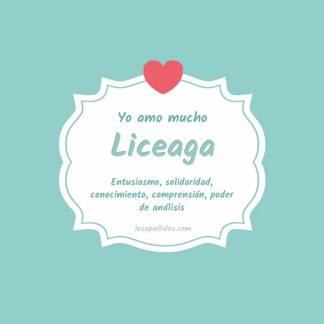 Yo amo mucho Liceaga