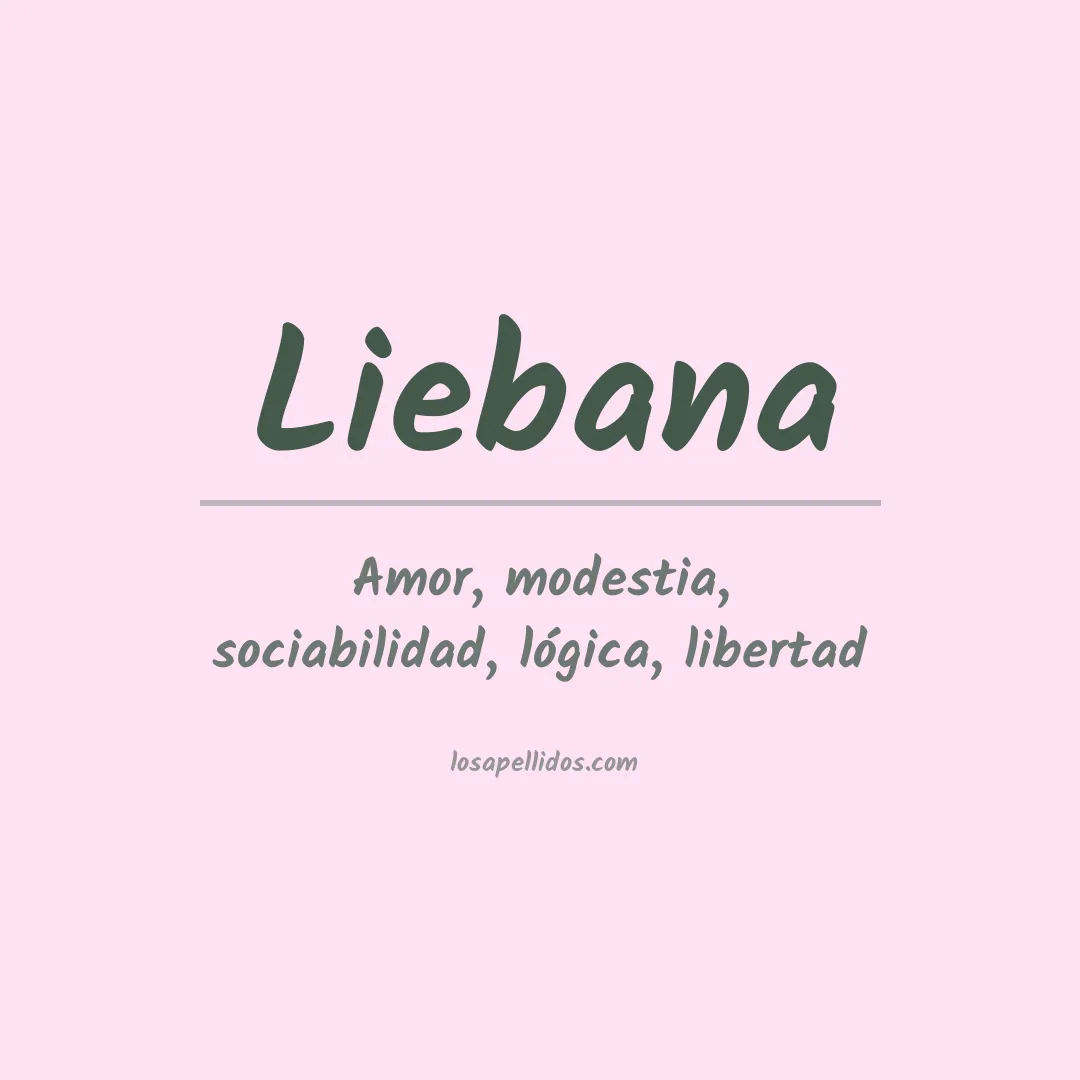 Significado del Apellido Liebana