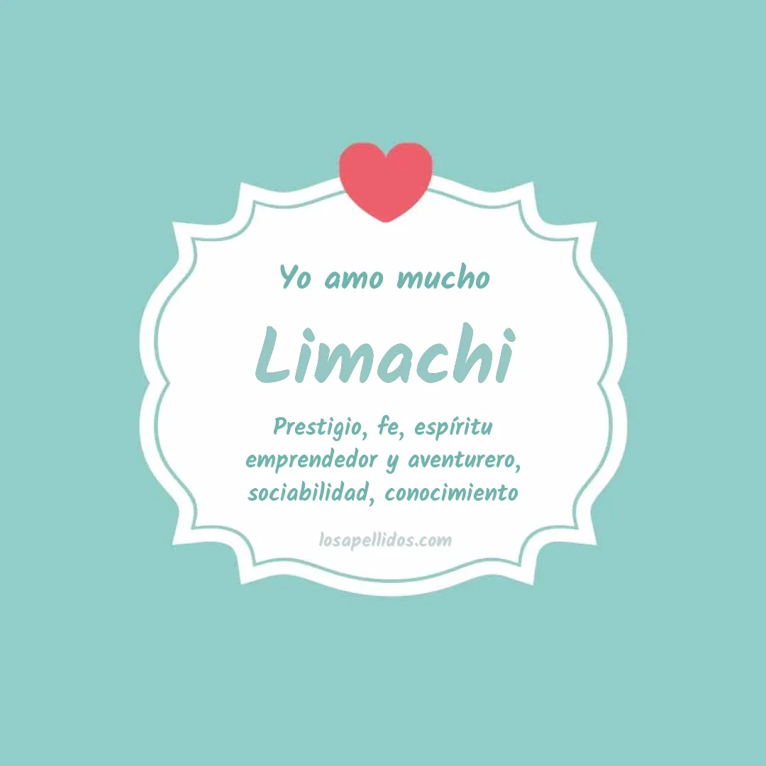 Yo amo mucho Limachi