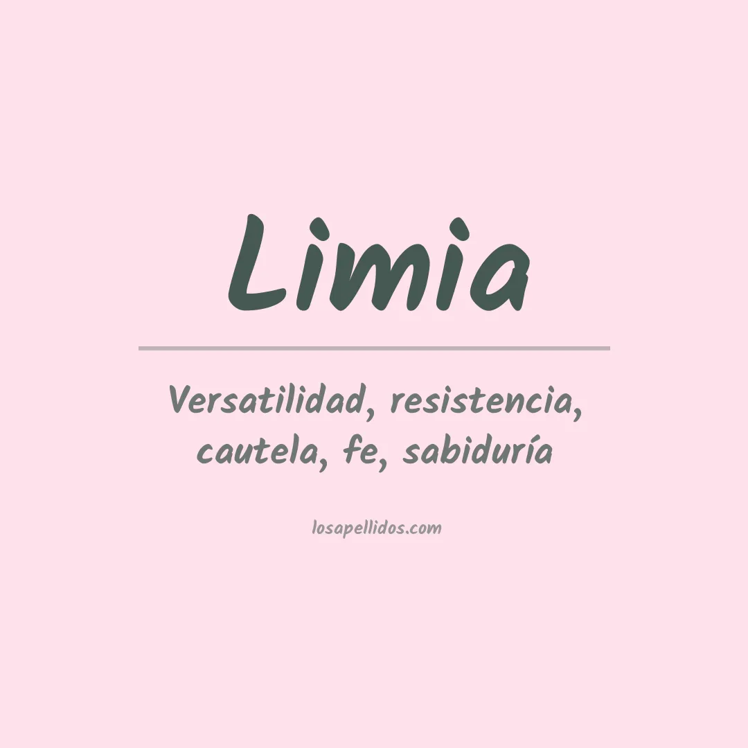 Significado del Apellido Limia