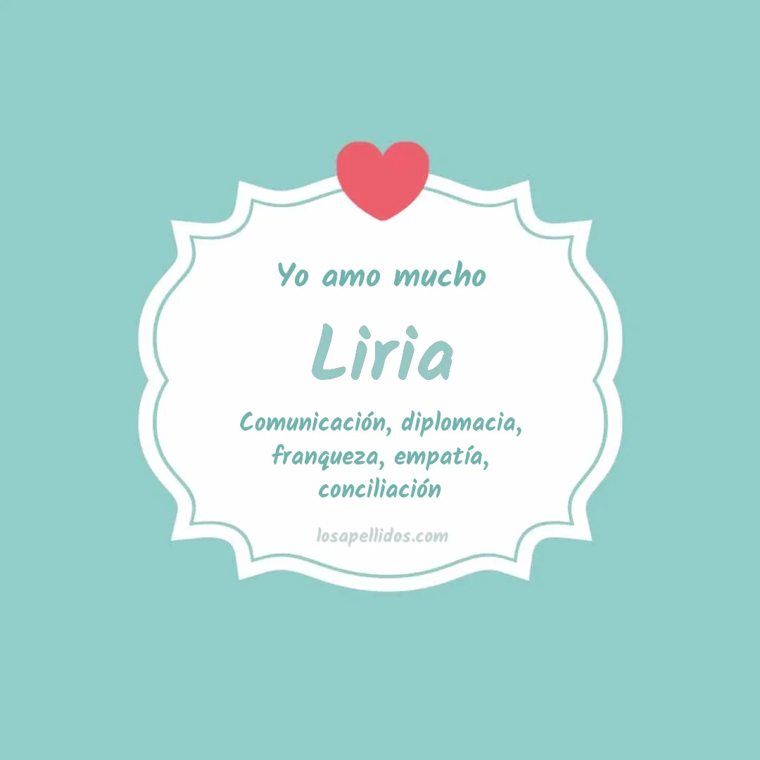 Yo amo mucho Liria