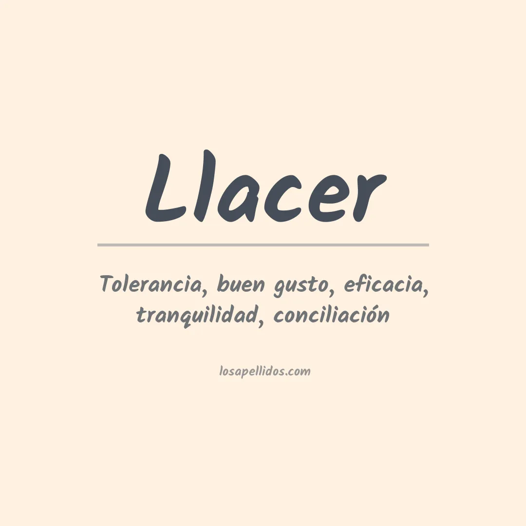 Significado del Apellido Llacer