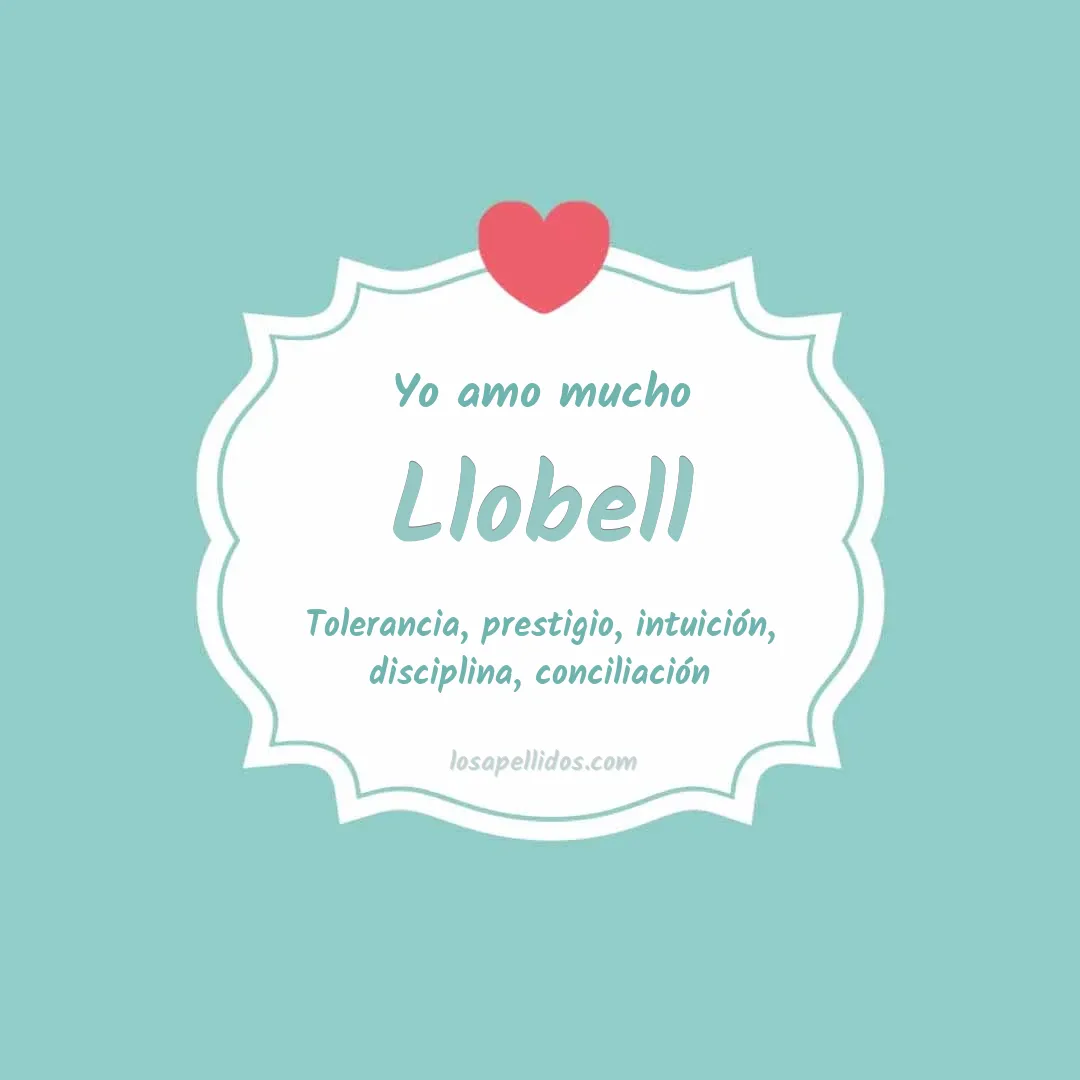 Yo amo mucho Llobell