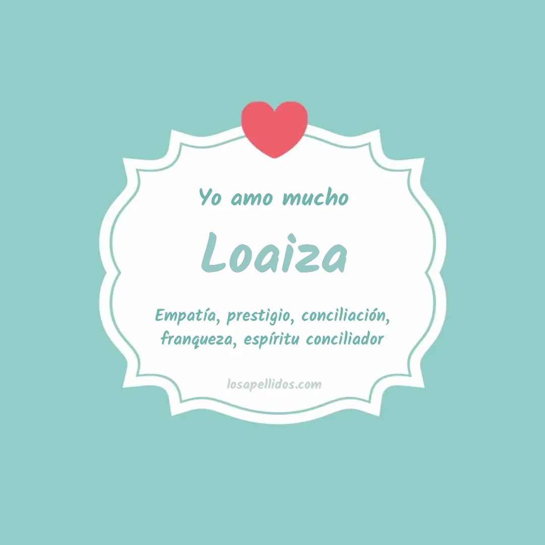 Yo amo mucho Loaiza