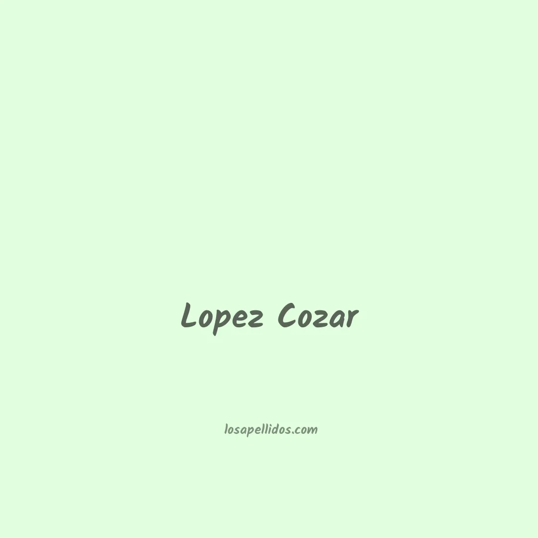 Lopez cozar en chino