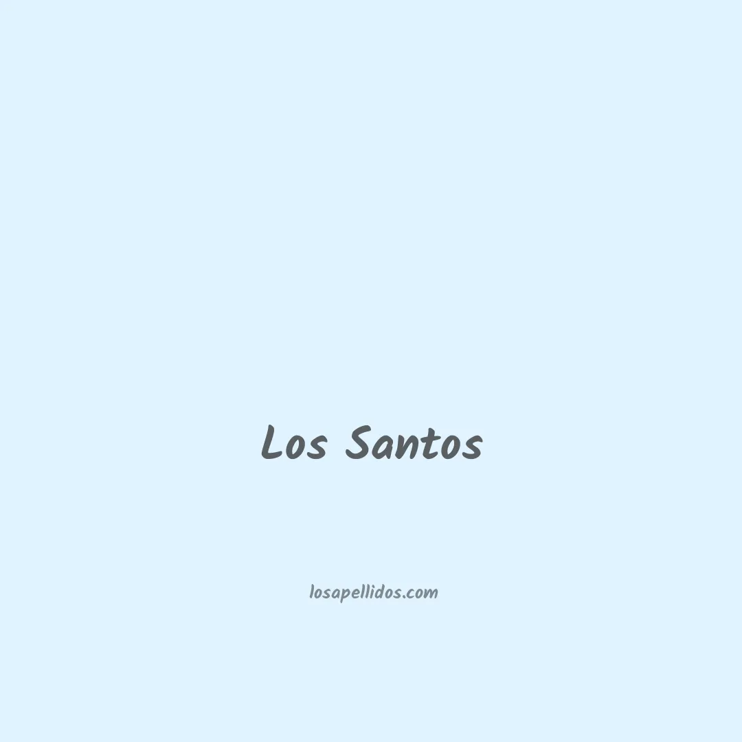 Los santos en chino