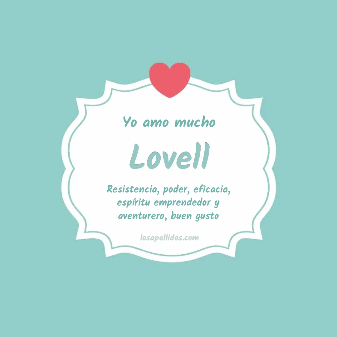 Yo amo mucho Lovell
