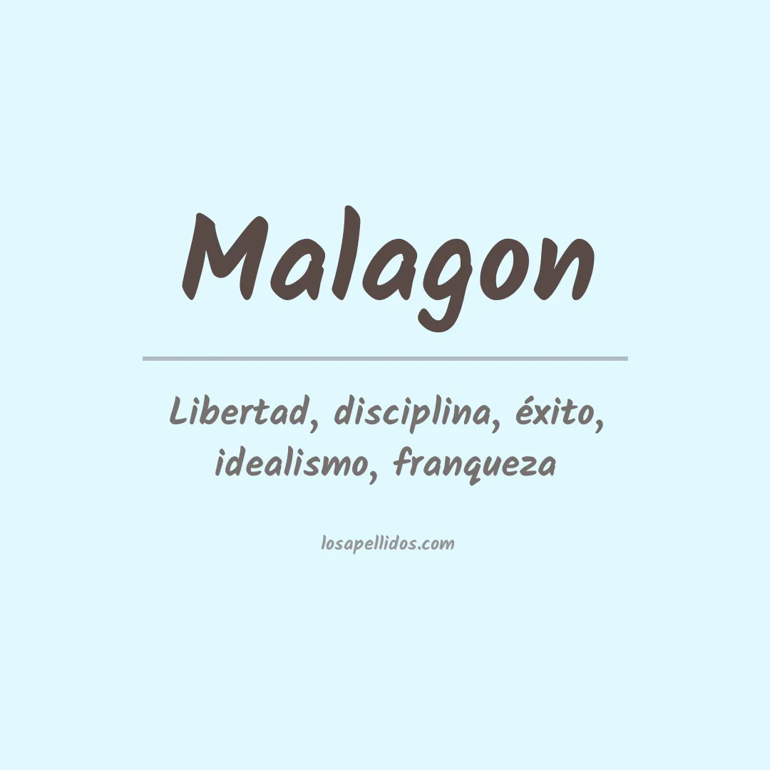 Significado del Apellido Malagon